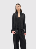 Thani Short Cardigan - Black
