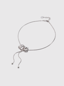 Halo Tassel Necklace – Silver