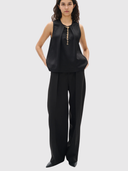 Zoeh Barrel Pant - Black