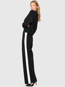 Renzi Stripe Sweatpants - Black