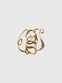 Monogram Brooch – Gold