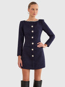 Aegaeon Indiana Mini Dress – Navy