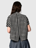 Align Bomber Jacket - Black Gingham