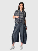 Align Bomber Jacket - Ink Gingham