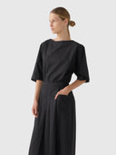 Aimee Top - Black Cotton Tencel