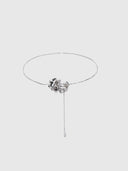 Arcen Adjustable Necklace – White Gold