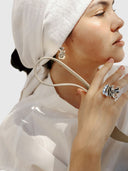 Arcen Earring – White Gold