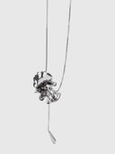 Arcen Adjustable Necklace – White Gold