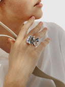 Arcen Ring – White Gold