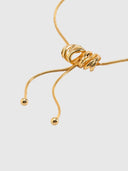 Halo Tassel Necklace – Gold