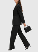 Marie 22 Handbag – Black/Silver Hardware