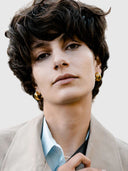 Vein Earring – Gold