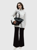 Morgan XL Shopper Bag – Black Leather