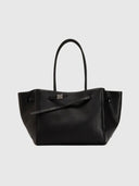 Morgan XL Shopper Bag – Black Leather