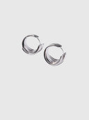 Vein Earring – White Gold