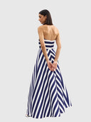 Audrey Gown - Royal Stripe