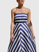 Audrey Gown - Royal Stripe
