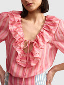 Filly Blouse - Sorbet Stripe
