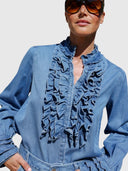 Luna Blouse - Denim