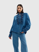 Luna Blouse - Denim