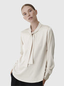 Audrey Blouse - Semi Rich Porcelain