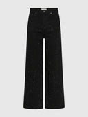 Aalia Bacca Jeans - Black Shattered Stone