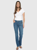 Carla Naomi Deluxe Jeans – Mid Blue