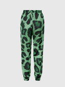 Cora Pants - Green Leopard