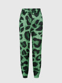 Cora Pants - Green Leopard
