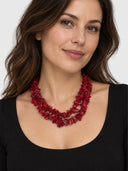 Coral Necklace - Red