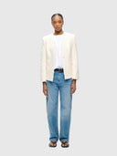 Darlina Core Straight Jeans - Washed Light Blue Denim