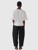 Eleanor Pant - Black Cotton Tencel