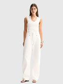 Chelsea Denim Jean – White