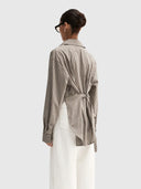 Emry Shirt – Taupe Stripe
