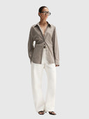 Emry Shirt – Taupe Stripe