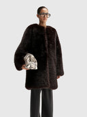 Irena Fur Coat – Chocolate