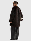 Irena Fur Coat – Chocolate