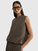 Margot Vest - Taupe