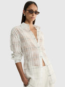 Onyx Shirt - White Check