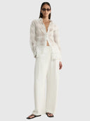 Onyx Shirt - White Check