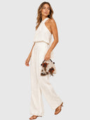 Embellished Raffia Top Handle Bag – Natural