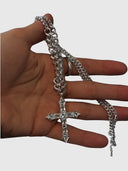 Royalty Cross Necklace – Sterling Silver