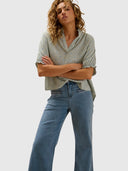 Freya Plait Pocket Jean - 70s Blue