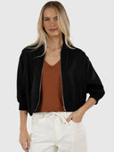 Arden Bomber Jacket - Black