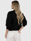 Arden Bomber Jacket - Black