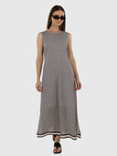 Hexi Maxi Dress - Black/Cream