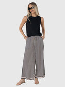 Hexi Pant - Black/Cream