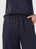 Lugano Pant - Navy/White