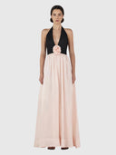 Calla Maxi Dress - Black Pink