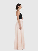 Calla Maxi Dress - Black Pink